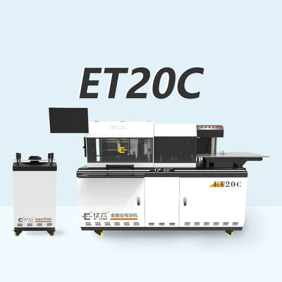 Ejon ET20C A melhor máquina de dobra para flanges e dobra de sinais de letras de canal 3D