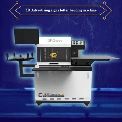 Ejon Y6 Pequena máquina de dobragem de letras de alumínio CNC para borda de letras metálicas de 10-120 mm
