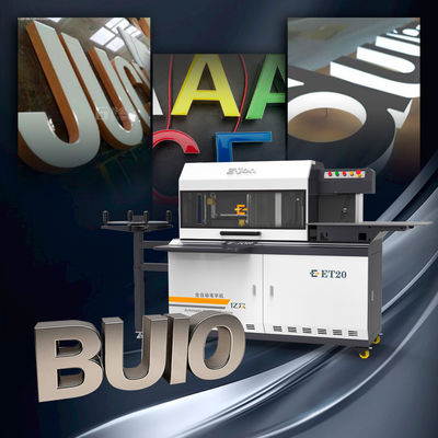 EJON ET20 Bender de letras volumétricas com alimentação automática e função de dobra
