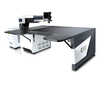 E500 Máquina de solda a laser CNC de fibra de 500W para solda rápida e silenciosa de sinais publicitários