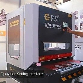 Ejon YZ1000S Máquina automática de lixação de chapas de metal para painéis industriais 25-1000 mm