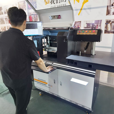 Máquina de dobragem de letras de canal 3D com sistema de travas de corte de plano