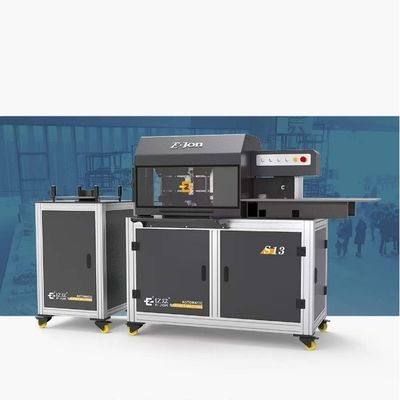 Material de liga Ejon S13 Lightbox LED Sinais Máquina de dobragem com 4 servo controle de eixo