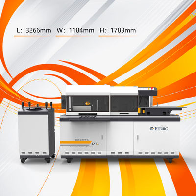 Máquina automática de dobragem de cartas CNC de aço inoxidável EJON ET20C para fabricação e dobragem de cartas