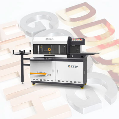 EJON ET20 Full Automatic Special Bend Aluminum Profile Store Sign Making Machine LED Light CNC Channel Letter Bending Machine Máquina para fazer sinais de loja