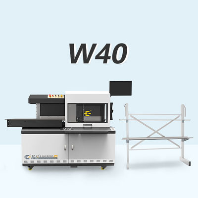 Ejon W40 Automático 3D sinais acrílico Bender de carta de canal 20-400mm máquina de dobra de tira