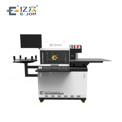 Ferramentas de fabricação de cartas automáticas de canal CNC de 350 kg para sinais 3D EJON Y6 e chapa de alumínio