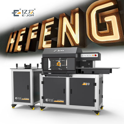 T20 2mm Flat Aluminium Bending Signs Making Machine para sinalização exterior