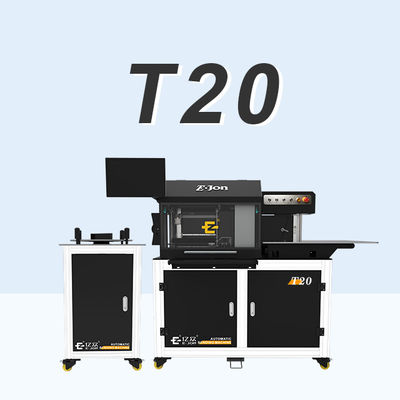 T20 2mm Flat Aluminium Bending Signs Making Machine para sinalização exterior