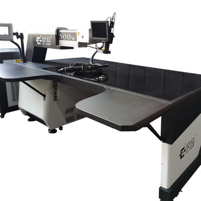 500w Máquina de Soldadura a Laser de Carta de Canal de Metal Mais Popular Para Aço Inoxidável